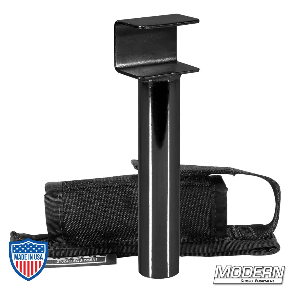 Mini Set Wall Carrier with Pouch - Black Zinc, ideal for film grip rigging.