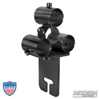 Mini Truss Maker with Ear for 1-1/2" Speed-Rail for film grip rigging, two receivers to mount rig to combo heads or lollipops.