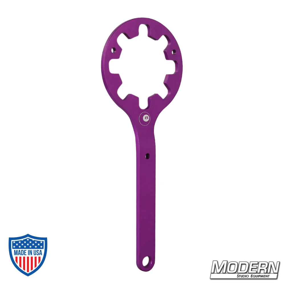 Mitchell Castlenut Wrench for film grip and rigging in purple color
