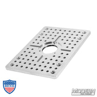 Mitchell Cheese Plate 10" x 14" x 1/2" aluminum for film grip and rigging applications