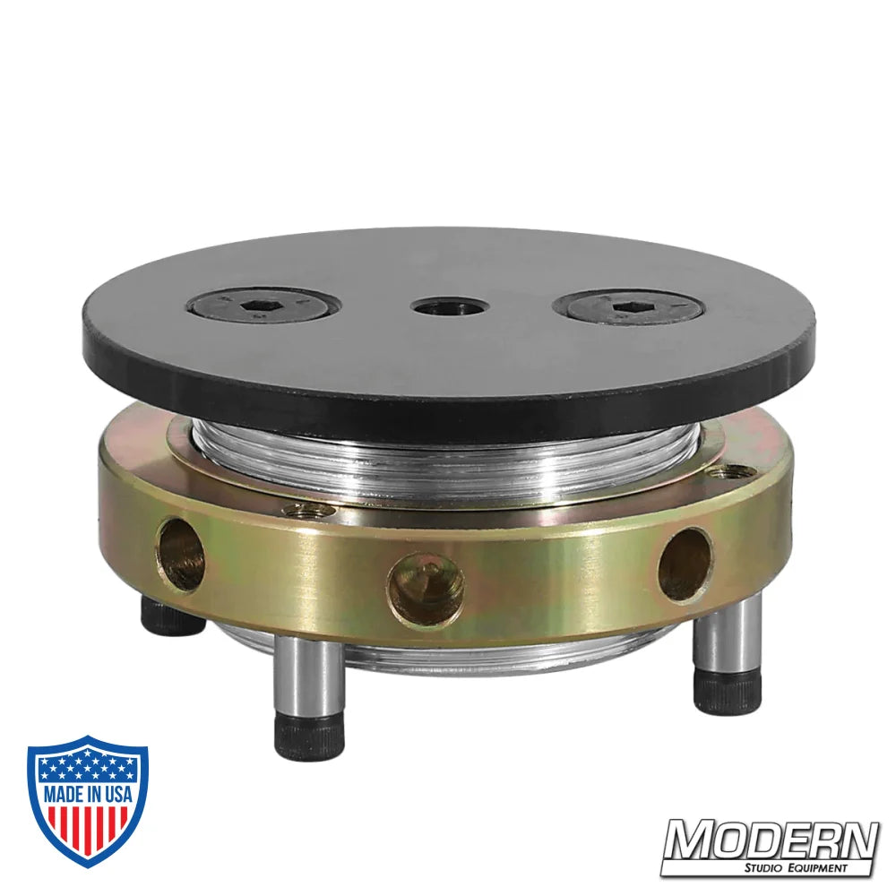 Mitchell thread with collar and castlenut for film grip and rigging