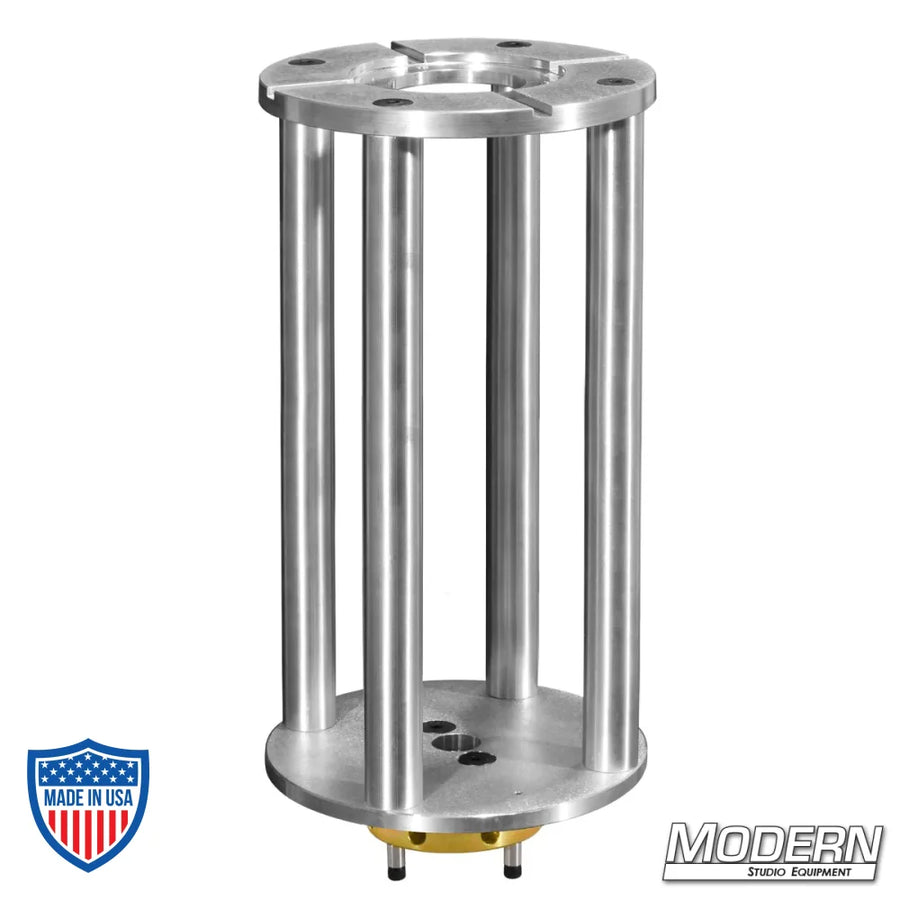 Mitchell to Mitchell Camera Riser 12" for film grip and rigging, featuring Mitchell female on top and Mitchell male on bottom.