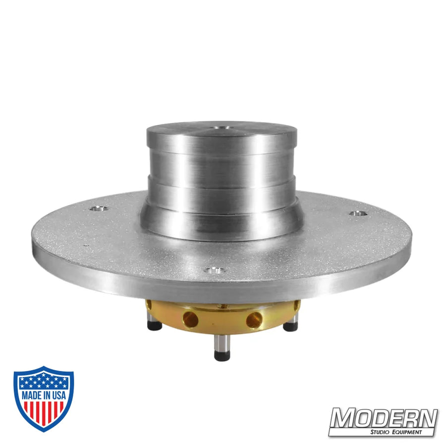 Mitchell to Elemack Adapter with Castlenut for film grip rigging