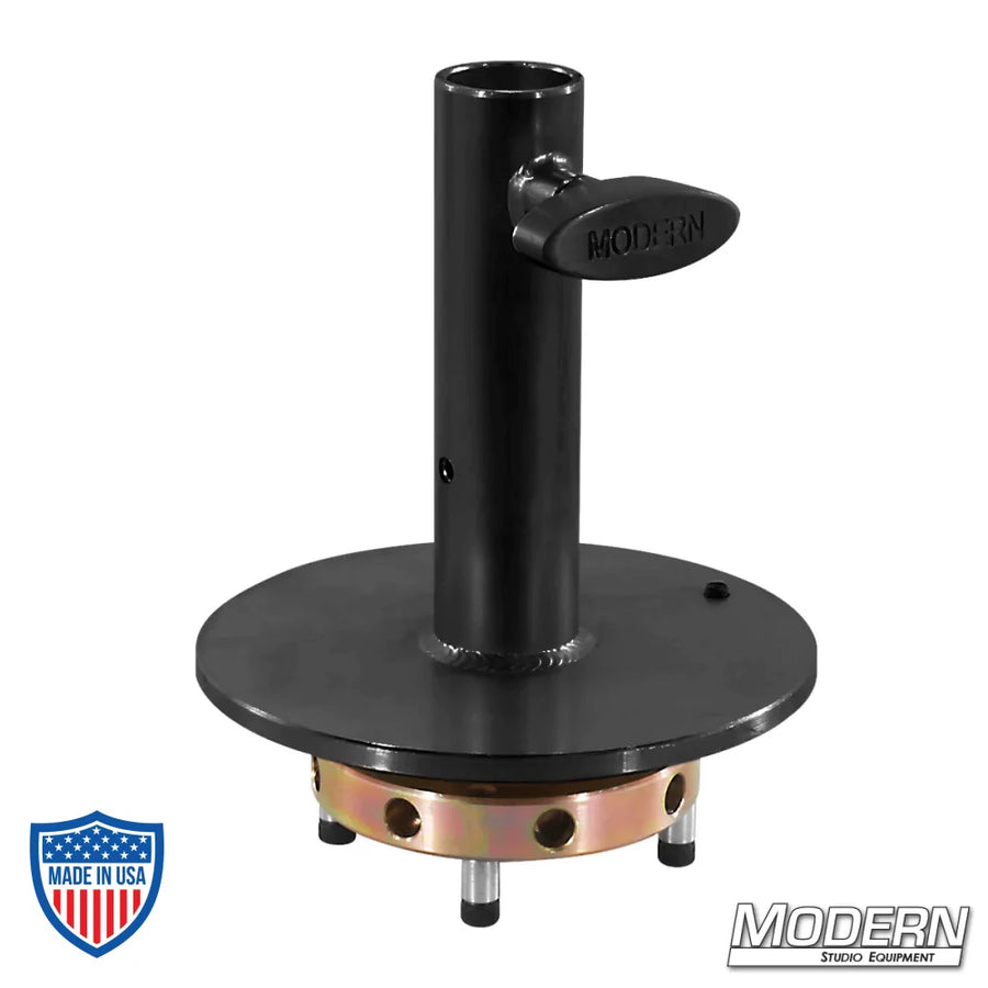 Mitchell to Junior Adapter - Black Zinc for film grip and rigging
