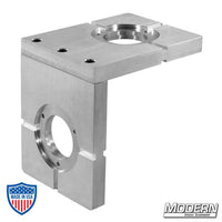 Mitchell to Mitchell L-Plate for film grip and rigging applications. Modern Studio Equipment branding.