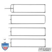 Modular Wag Flag Frame made from military grade 304 stainless steel for film grip and rigging, 4', 6', or 8' versatile travel-friendly design