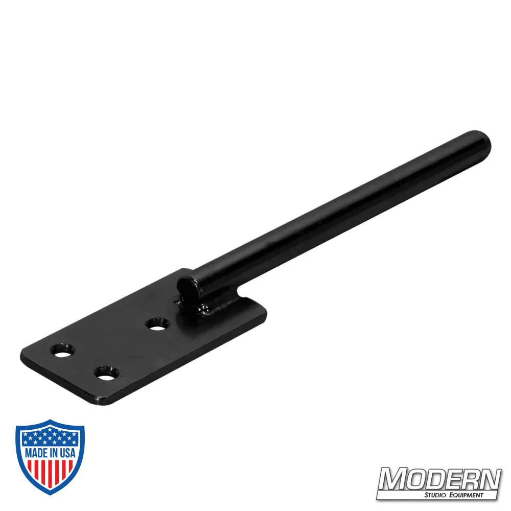 Narrow Cucoloris Handle - Black Zinc