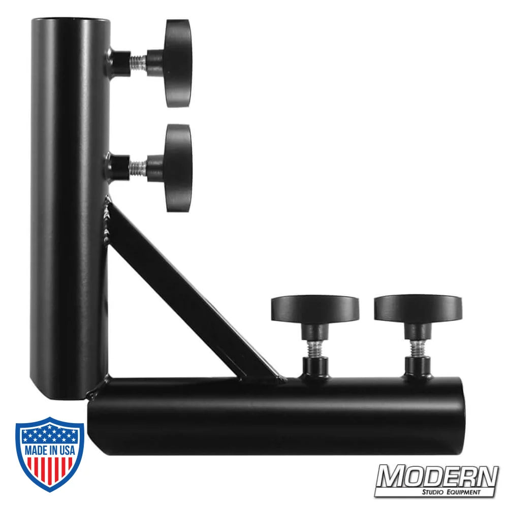 Pass Through Corner for 1-1/4" Speed-Rail® designed for film grip rigging, Modern Studio Equipment.
