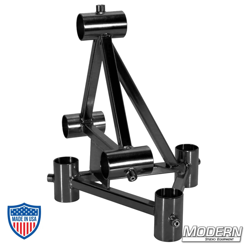 Pass Through Vertical Pipe Truss Corner for 1-1/4" Speed-Rail, rigging equipment for film and grip.