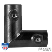 Pipe Frame Corner For 3/4" Round - Black Zinc