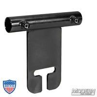 Pipe Frame Ear For 3/4" Round - Black Zinc With Set Screws