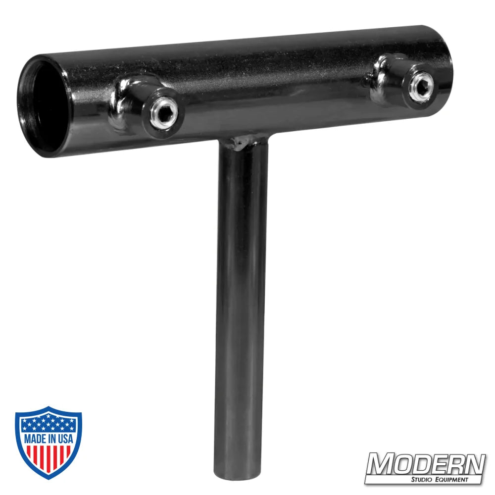 Pipe Frame Sleeve With 5/8" Pin For 3/4" Round - Black Zinc