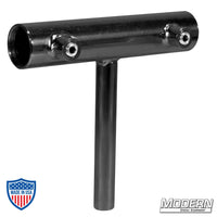 Pipe Frame Sleeve With 5/8" Pin For 3/4" Round - Black Zinc