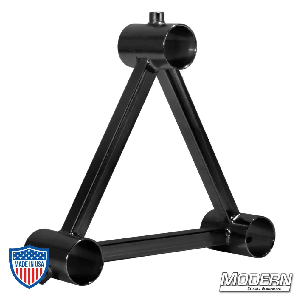 Pipe Truss for 1-1/2" Speed-Rail® with three receivers for film grip rigging, ideal for hanging lights.