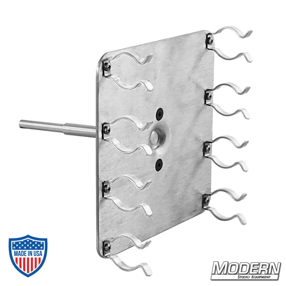 Quad Fluorescent T12 Lamp Holder With 5/8" Pin And Rubber Clips