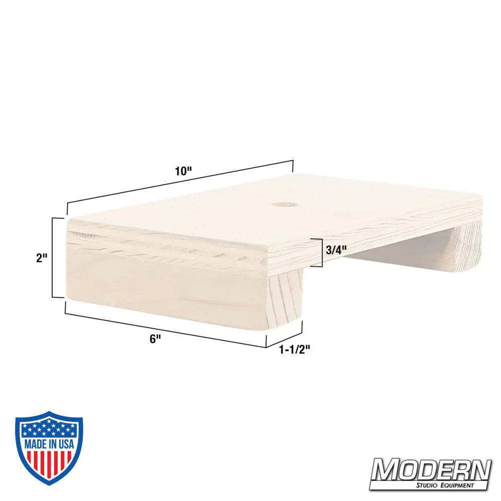Basso Block dimensions for film grip rigging in steel carrier with handle