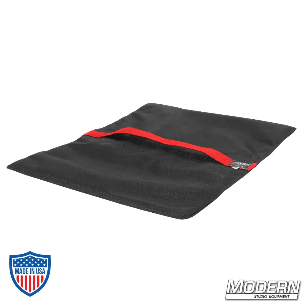 Flyaway Sandbag 50 lbs made from Cordura 1000 with velcro closure for film grip rigging