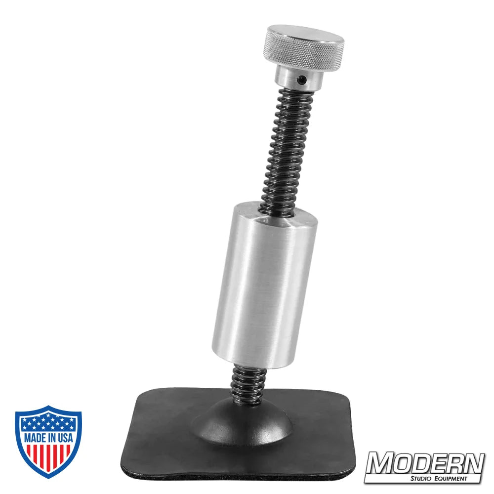 Black Zinc Screw Jack to 1-1/2" Speed-Rail® Fitting Starter for film grip rigging.