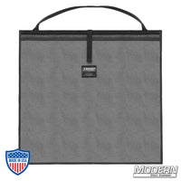 Modern Scrim Bag for 22"es, durable Cordura 1000 material with stainless steel rod, ideal for film grip and rigging organization