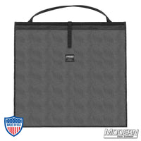 Modern Scrim Bag for 32" made from Cordura 1000, with a stainless steel rod for shape, ideal for organizing film grip rigging scrims