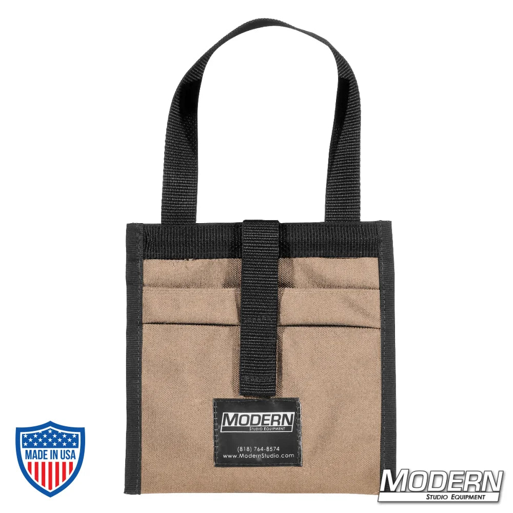 Modern Scrim Bag for 5" made of Cordura 1000 with stainless steel rod, ideal for organizing lighting scrims for film, grip, and rigging needs