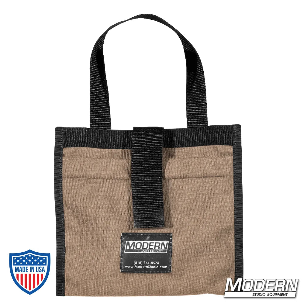 Modern Scrim Bag for 6-1/2"es, made from durable Cordura 1000, keeps lighting scrims organized for film grip and rigging applications