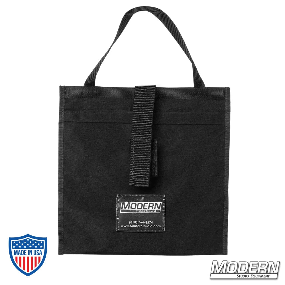Modern Scrim Bag for 9" with handle, made from durable Cordura 1000 and reinforced with a stainless steel rod for film grip and rigging equipment