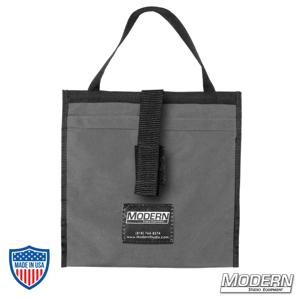 Modern Scrim Bag for 9" made of Cordura 1000 with a stainless steel rod, ideal for film grip and rigging equipment organization