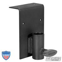 Set Wall Bracket Nail On Plate - Black Zinc