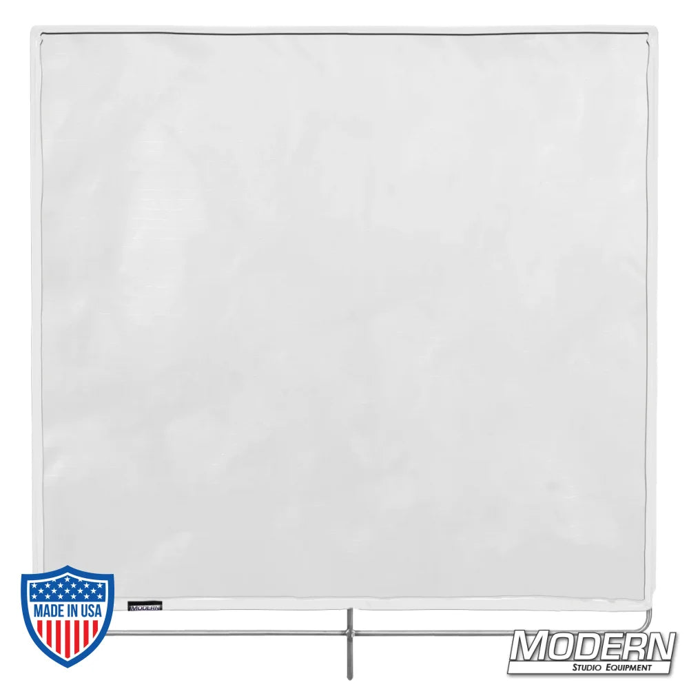 Silent Full Grid Cloth 48"x48" on stainless frame for film grip and rigging, 2.6 stop material diffuses direct light sources