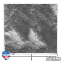 Silver Lame fabric on 304 military grade stainless steel frame for film grip rigging with soft reflected bounce.