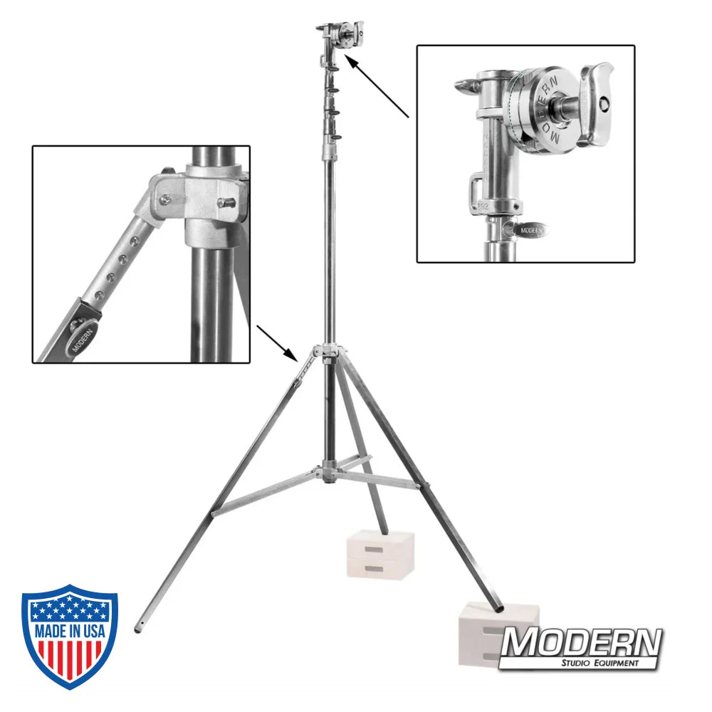 Sky 25 Wide Base Stand With Rocky Mountain Leg And 4-1/2" Grip Head
