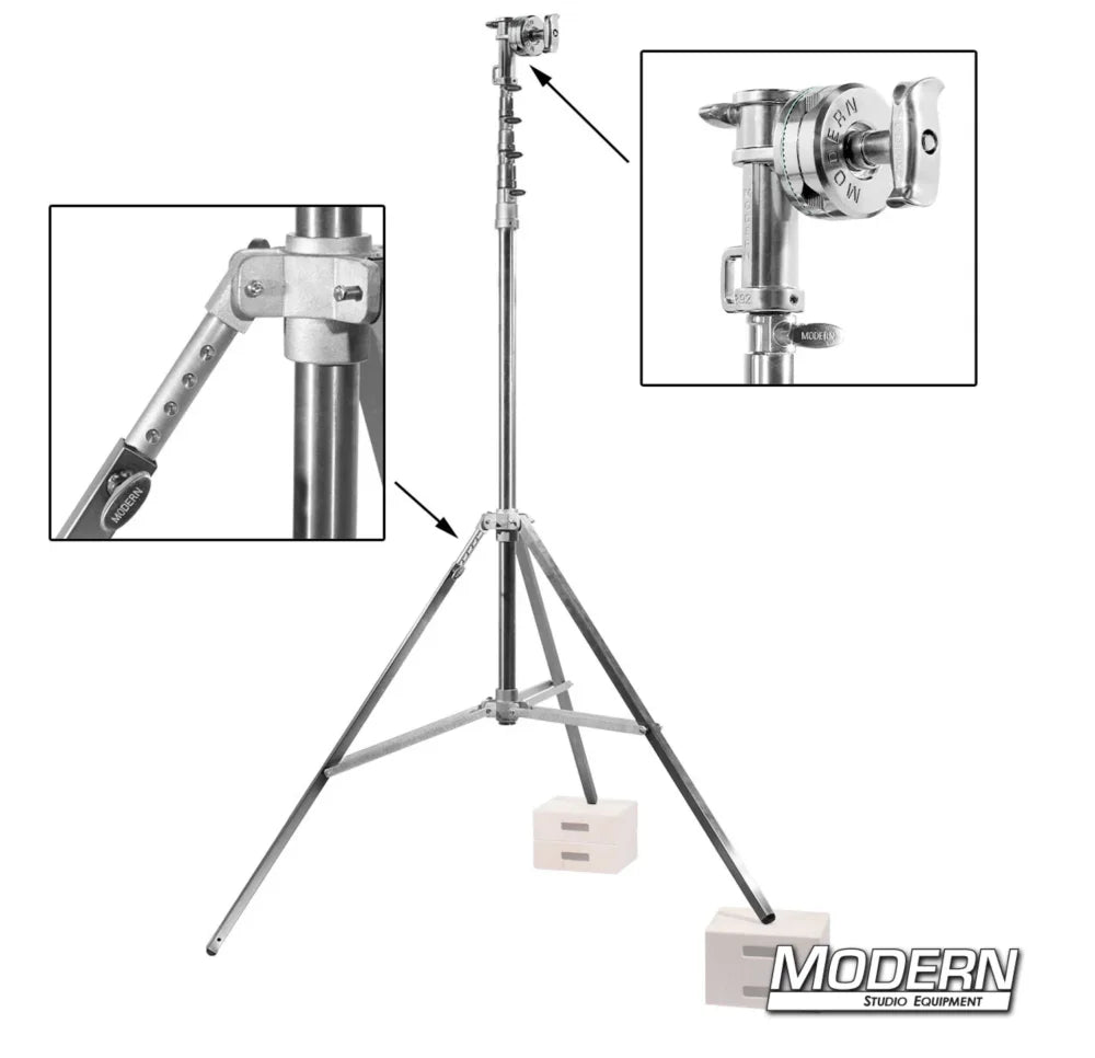 Sky 25 Wide Base Stand With Rocky Mountain Leg And 4-1/2-Inch Grip Head