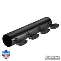 Sleeve for 1-1/2" Speed-Rail® in Black Zinc with T-Handles for film grip and rigging use, length 11.5”