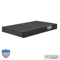 Small foldable kneeling pad made from cordura 1000, ideal for film grip and rigging tasks, by Modern Studio Equipment.