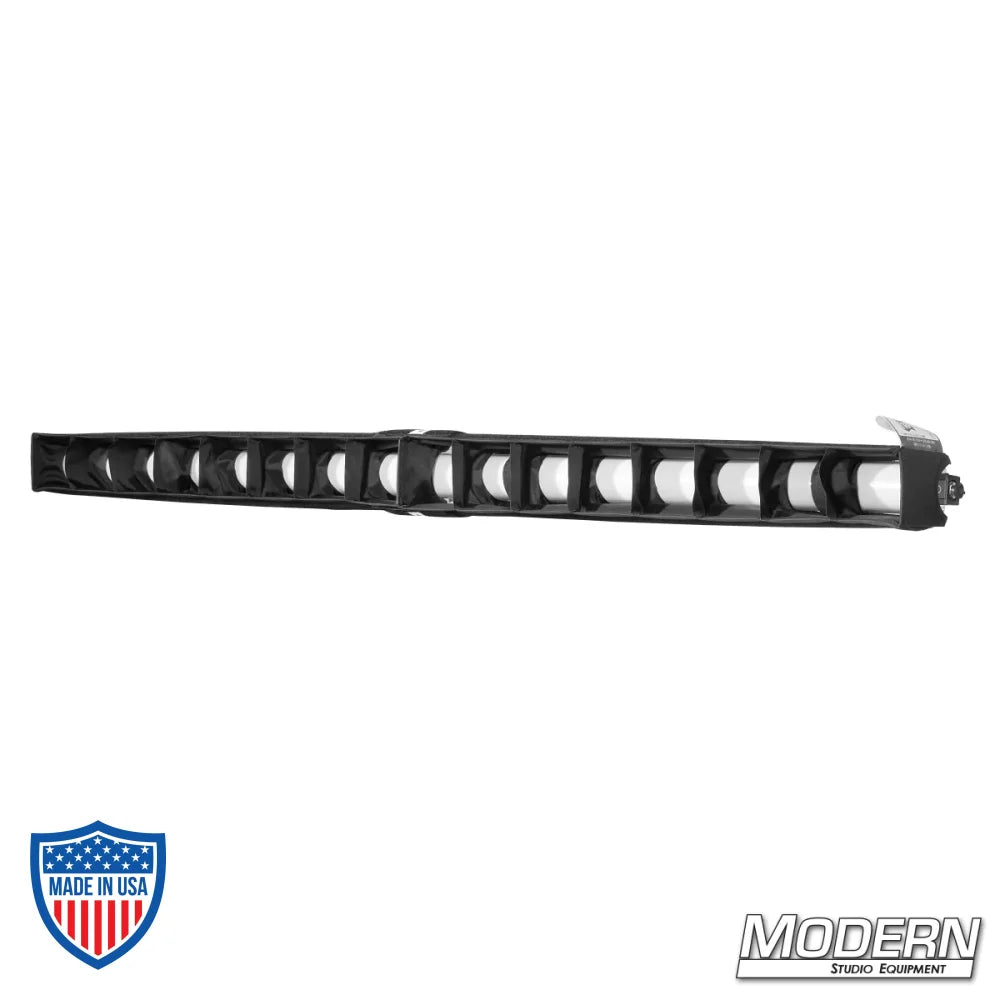 SNAPGRID 40 Degree Single Tube 4' for LED, ideal for film grip and rigging, mounts on SNAPBAG or Frost frame to control light spread.