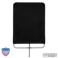 Solid Flag for film grip and rigging with stainless steel frame covered in 16 oz. Commando cloth. Non-floppy design.