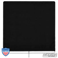 Solid Flag 48" x 48" with stainless steel frame and 16 oz. Commando cloth, ideal for film grip and rigging setups.