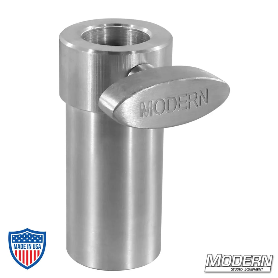 Speed-Rail® Junior Adapter for 1-1/4" to Junior Receiver aluminum fitting for film grip rigging