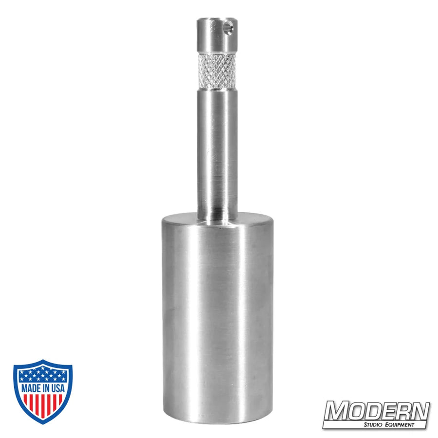 Aluminum Speed-Rail® Starter for 1-1/2" with 5/8" Baby Pin, used for film grip rigging and vehicle setups.