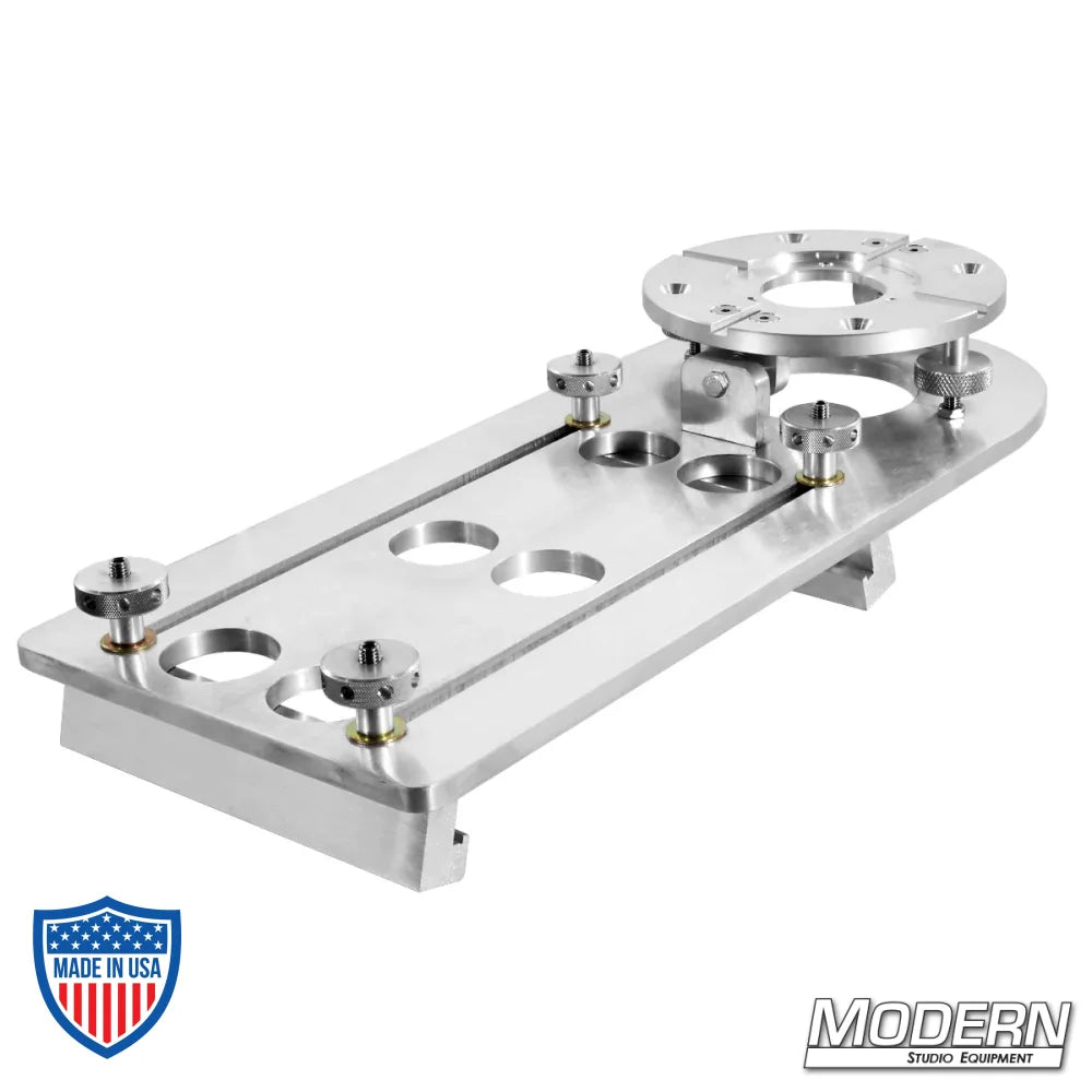 Step Ladder Mitchell Mount for film grip and rigging, extends camera 24" on double-sided step ladder.