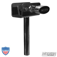 Steel Super 1" x 3" holder with 5/8" pin in black zinc finish for film grip rigging