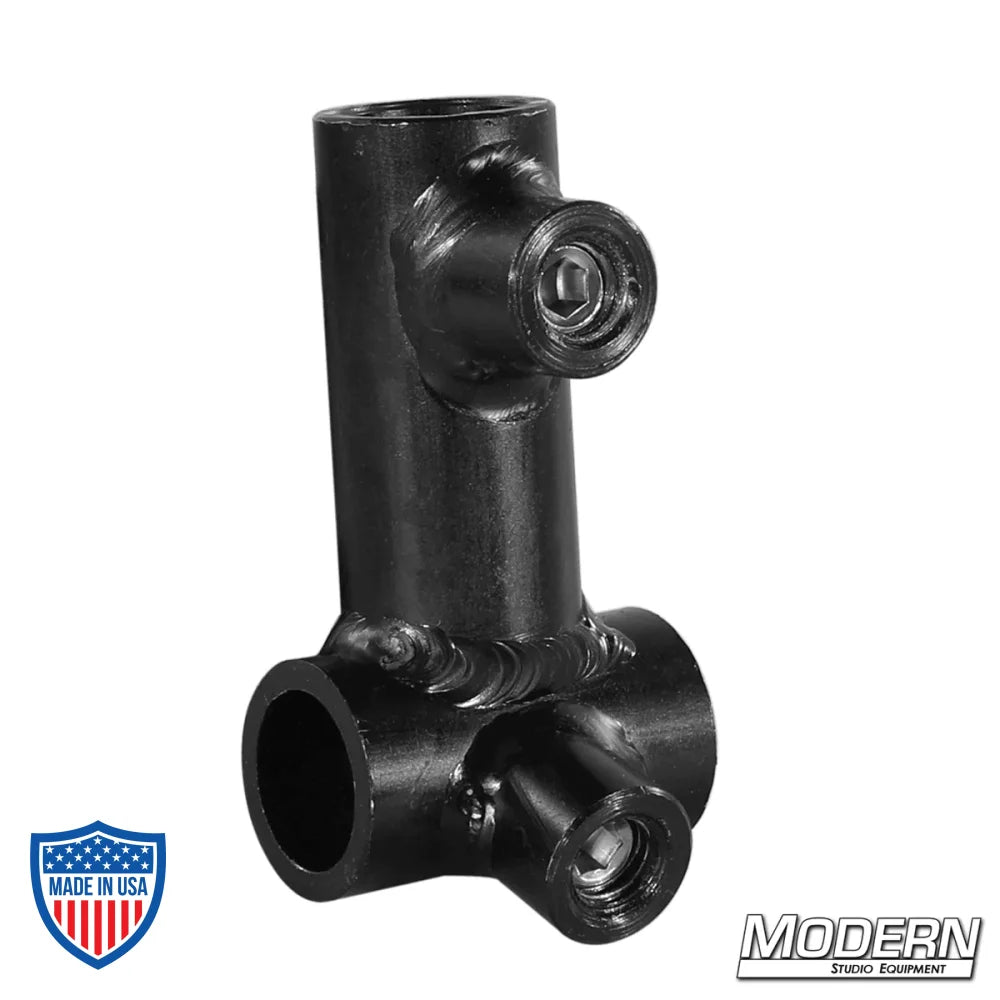 Tee Receiver For 5/8" - Black Zinc
