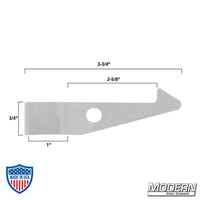 Hangstuff 25 film grip and rigging clip with dimensions for securing items up to 25lbs on pipes or tubes with 1" OD