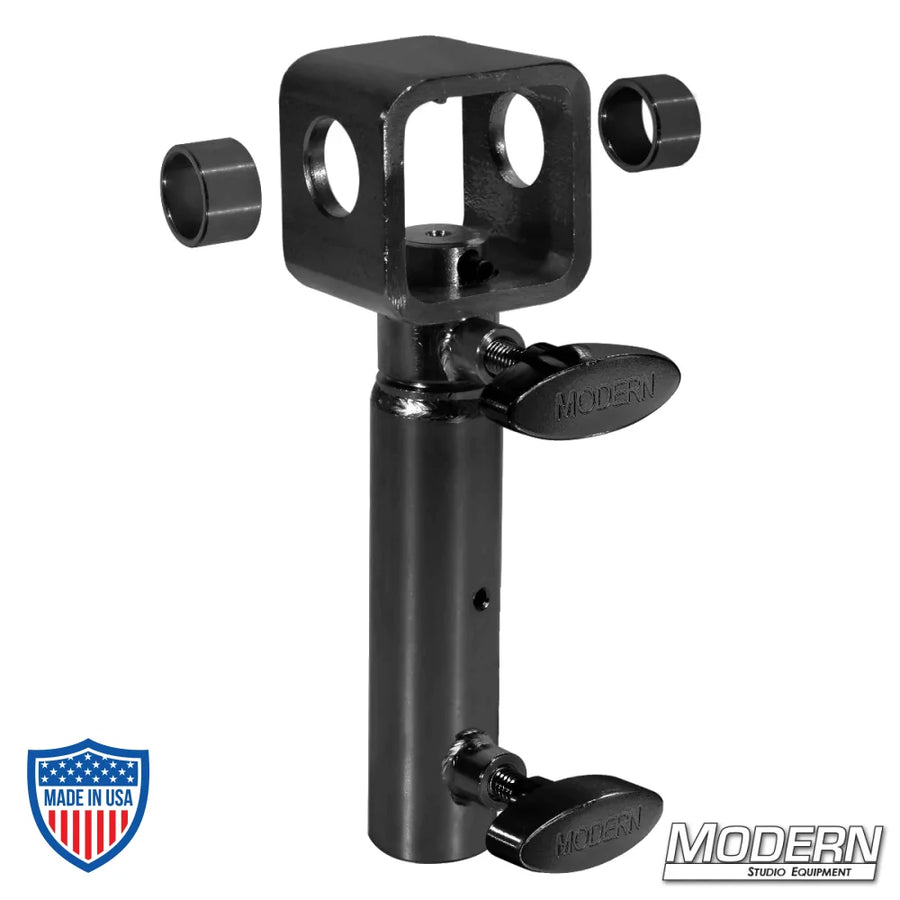 Trolley Adapter With Junior Receiver - Black Zinc