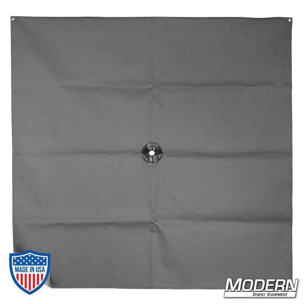 Weather-resistant tractor umbrella cover for film grip rigging by Modern Studio Equipment.