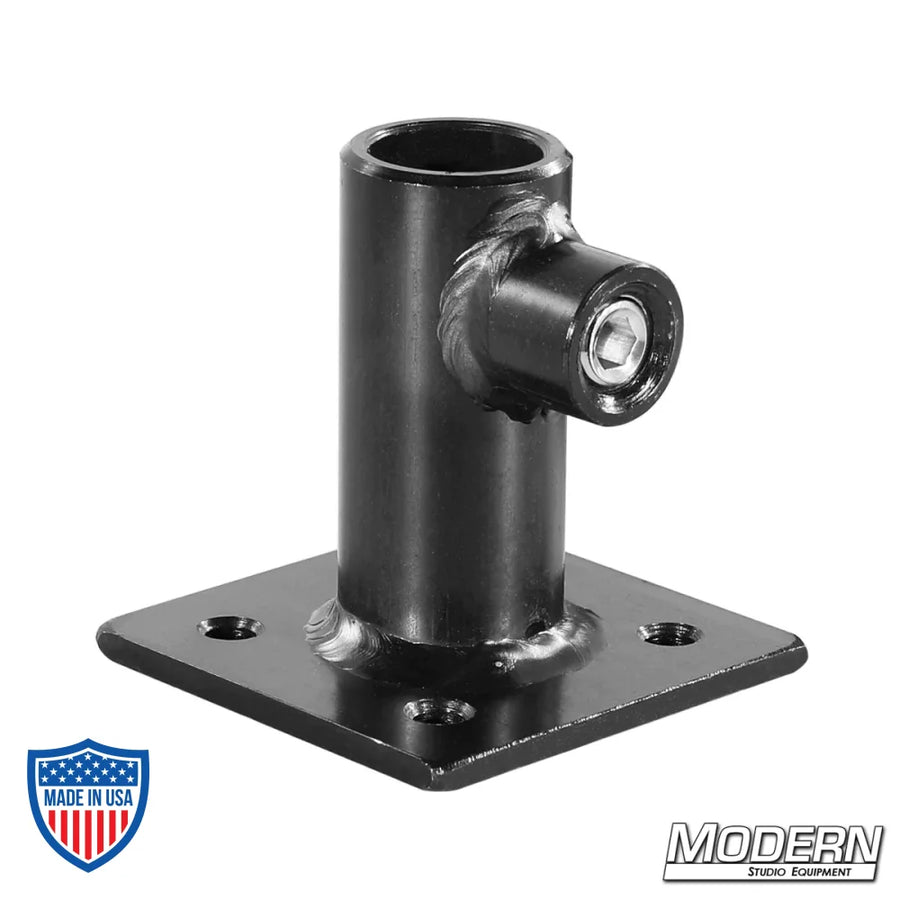 Vertical 5/8" receiver plate for film grip rigging applications