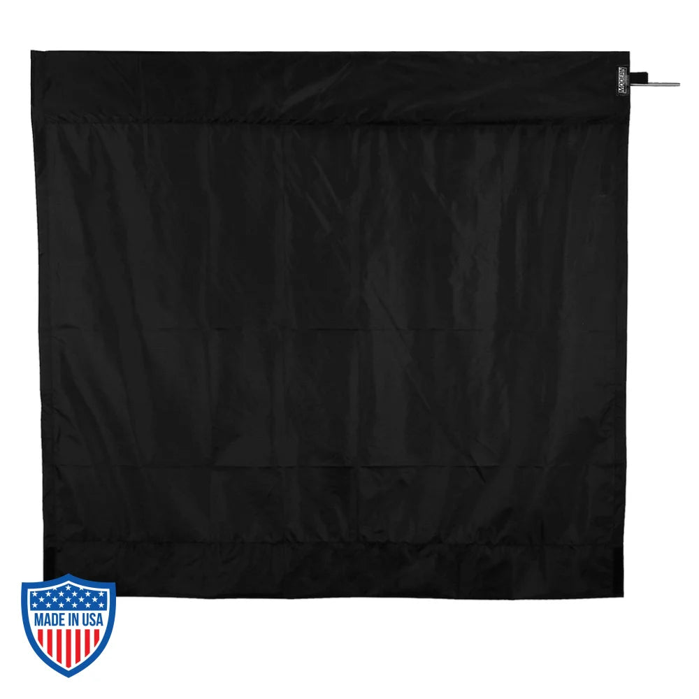 Wag Flag Black Rip Stop for film grip rigging on stainless frame