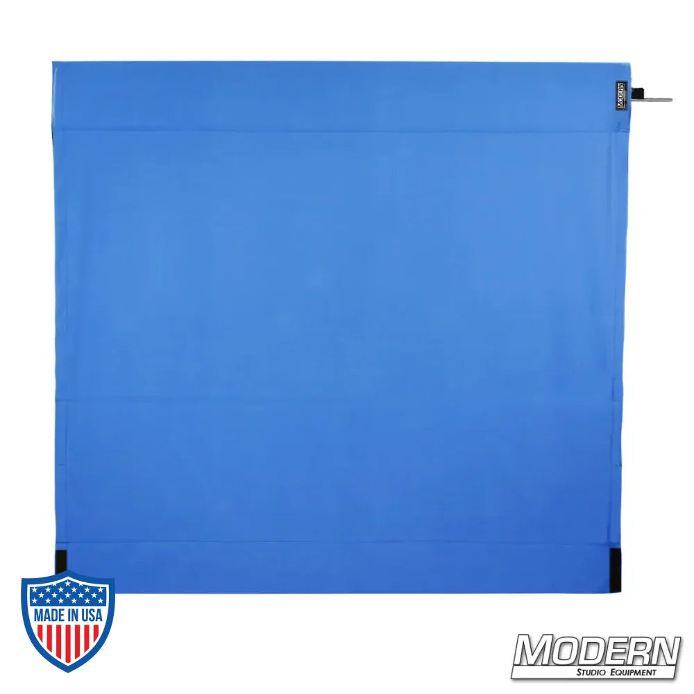 Digital Blue Wag Flag for film grip and rigging on stainless frame