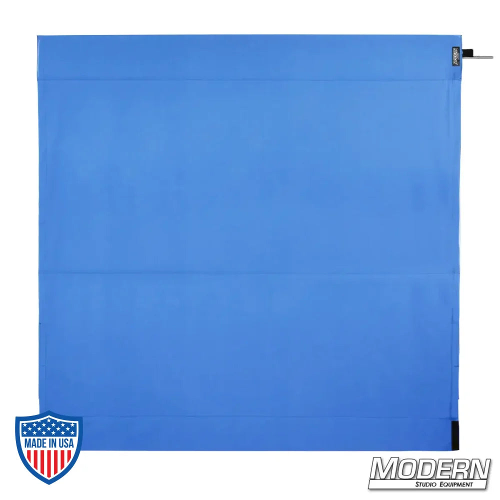 Wag Flag - Digital Blue for film grip rigging and photography with uncovered stainless steel frame